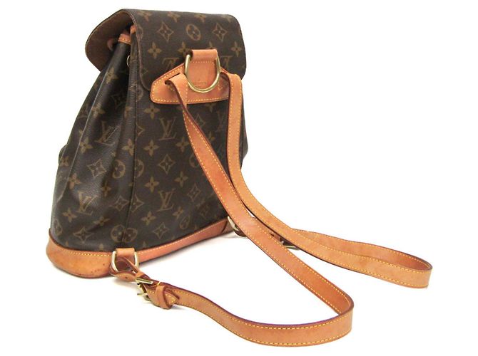 Louis Vuitton Monogram Montsouris MM M51136 Damen Rucksack Braun - Ansicht 2