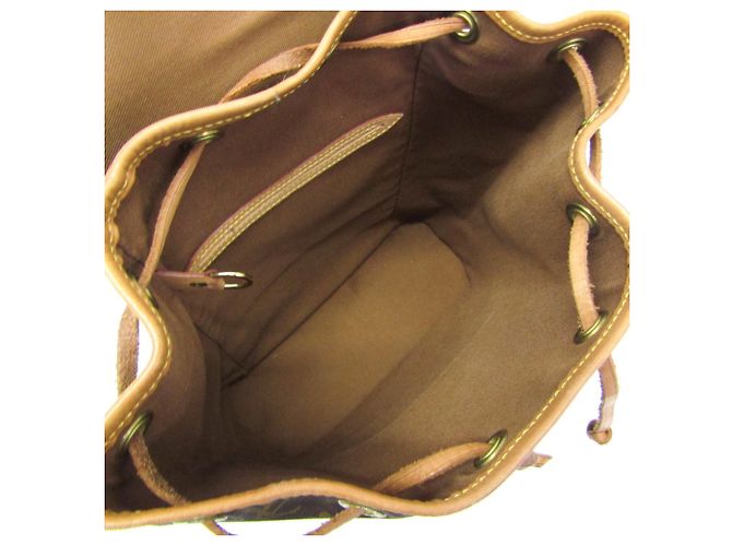 Louis Vuitton Monogram Montsouris MM M51136 Damen Rucksack Braun - Ansicht 3