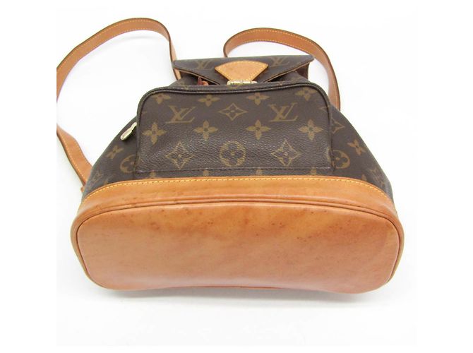 Louis Vuitton Monogram Montsouris MM M51136 Damen Rucksack Braun - Ansicht 5