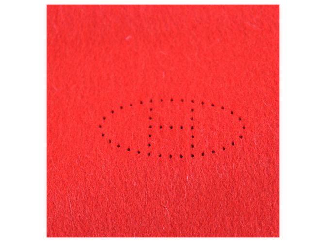 Stola reversibile in cashmere 100% Hermès Arancione - vista 6
