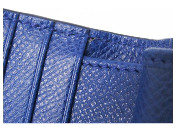 Cartera de cuero azul Vara de Salvatore Ferragamo - vista 12