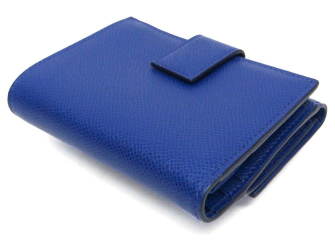 Cartera de cuero azul Vara de Salvatore Ferragamo - vista 3