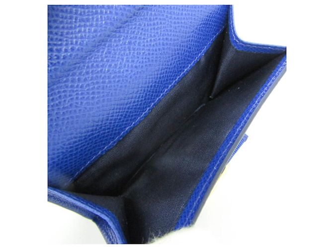 Cartera de cuero azul Vara de Salvatore Ferragamo - vista 5