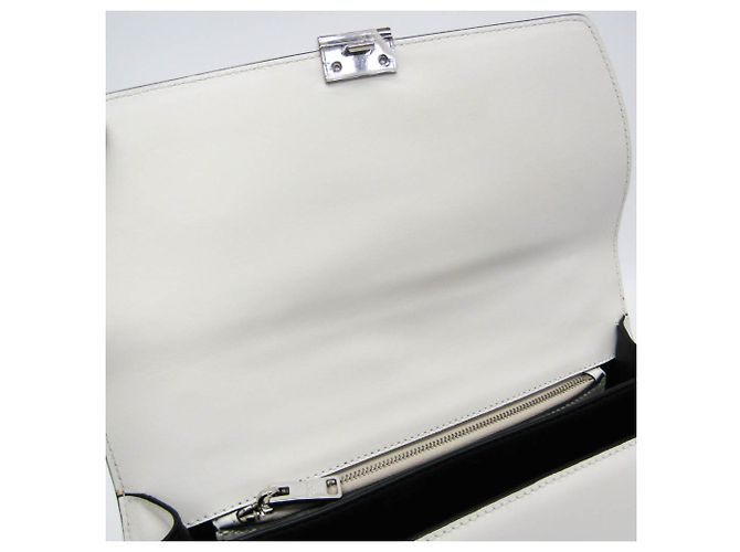 Borsa in pelle da donna Prada Electra Studs 1BD120 Bianco - vista 17