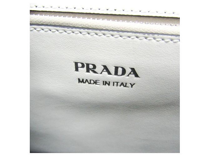 Borsa in pelle da donna Prada Electra Studs 1BD120 Bianco - vista 19