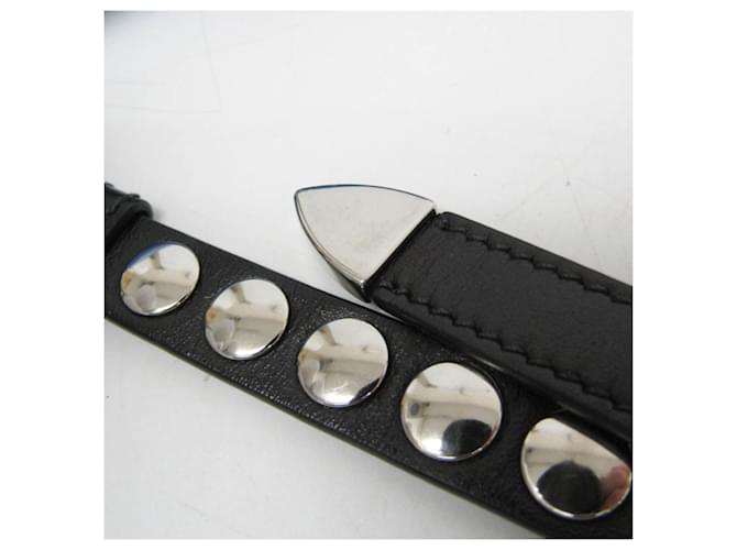 Borsa a Spalla in Pelle Prada Electra Studs Blu - vista 14