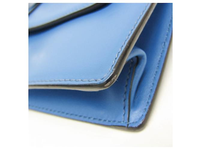 Borsa a Spalla in Pelle Prada Electra Studs Blu - vista 4