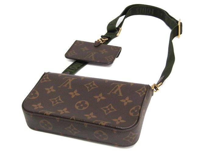 Borsa a Spalla Monogram Multi Pochette Felicie di Louis Vuitton Nero Cachi - vista 3