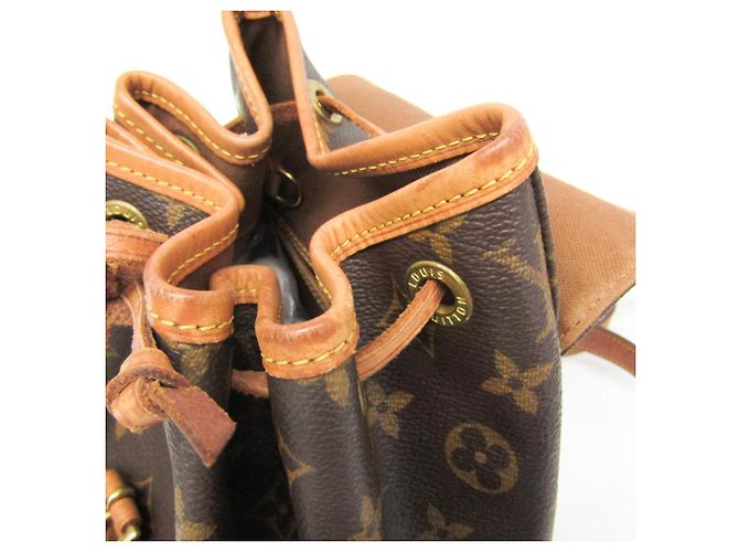 Louis Vuitton Monogram Montsouris MM Rucksack Braun - Ansicht 13