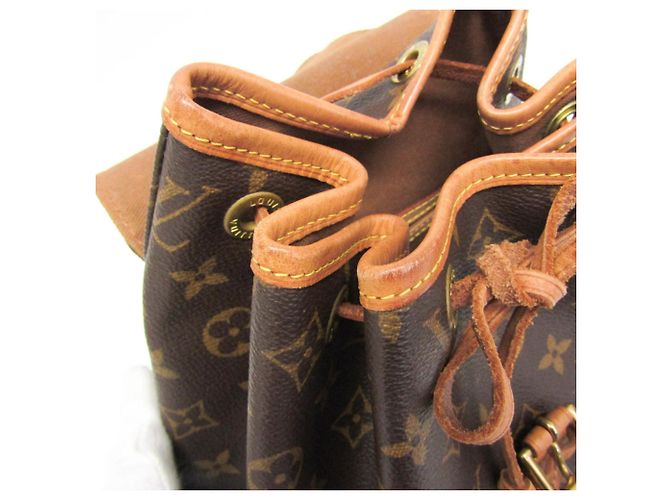 Louis Vuitton Monogram Montsouris MM Rucksack Braun - Ansicht 14