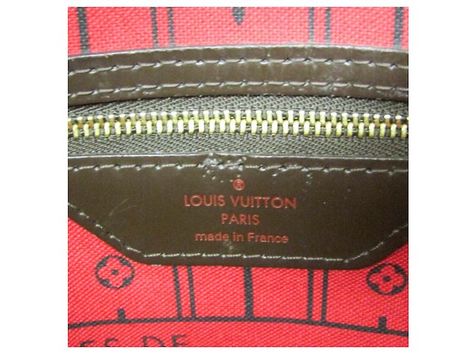 Borsa tote Neverfull MM Damier di Louis Vuitton Damier ebene - vista 12