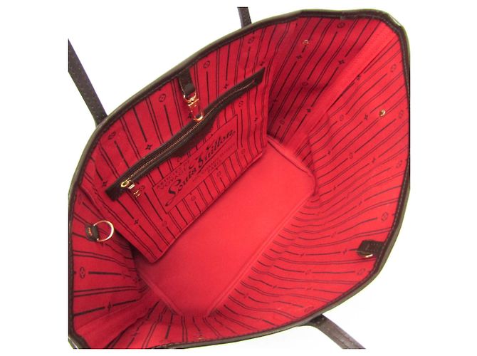 Borsa tote Neverfull MM Damier di Louis Vuitton Damier ebene - vista 3