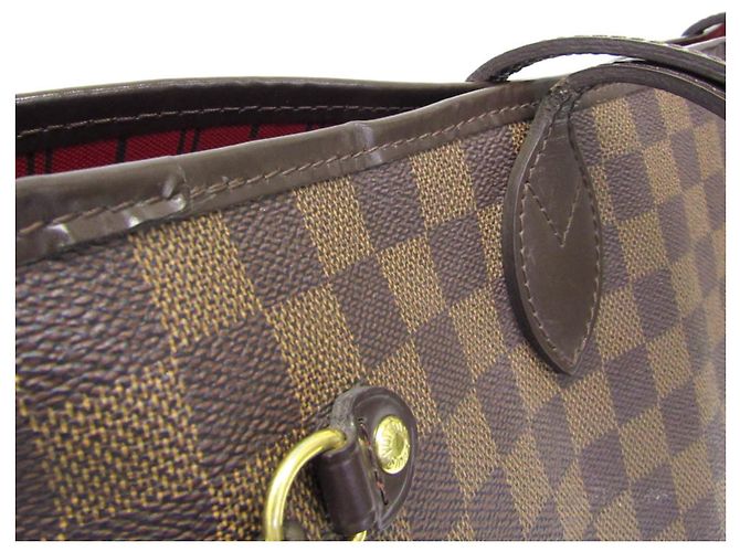 Borsa tote Neverfull MM Damier di Louis Vuitton Damier ebene - vista 6