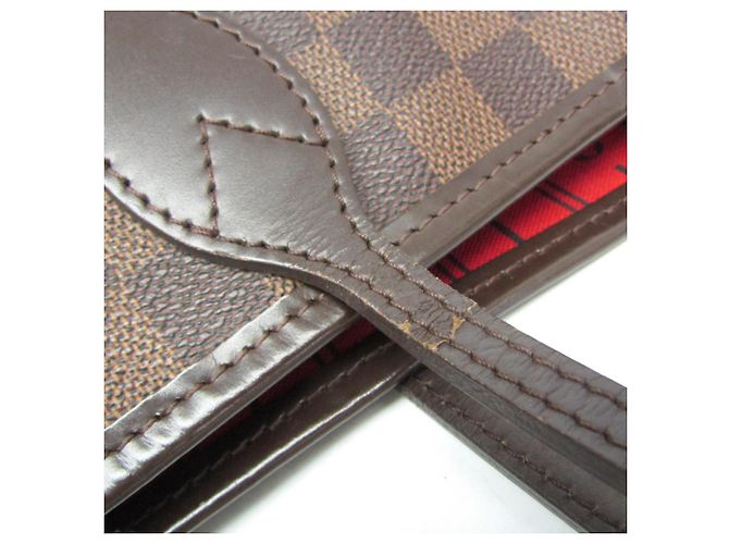 Borsa tote Neverfull MM Damier di Louis Vuitton Damier ebene - vista 7