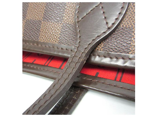 Borsa tote Neverfull MM Damier di Louis Vuitton Damier ebene - vista 8