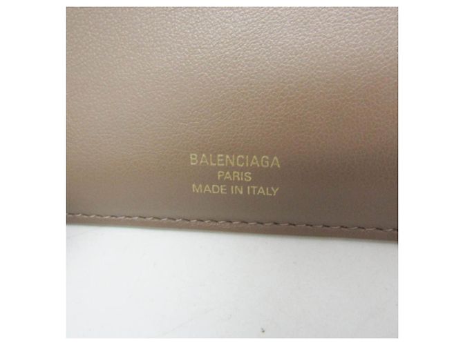 Monedero en forma de sobre Balenciaga Beige - vista 12