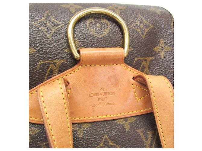 Zaino Montsouris MM M51136 Monogramma Louis Vuitton per donne Marrone - vista 12