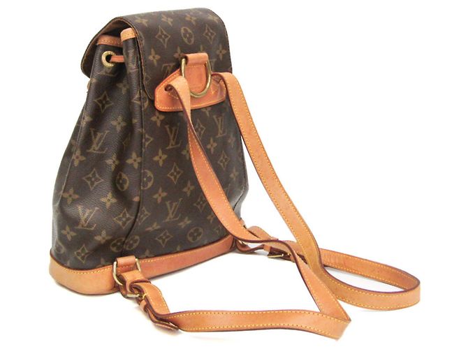 Zaino Montsouris MM M51136 Monogramma Louis Vuitton per donne Marrone - vista 2