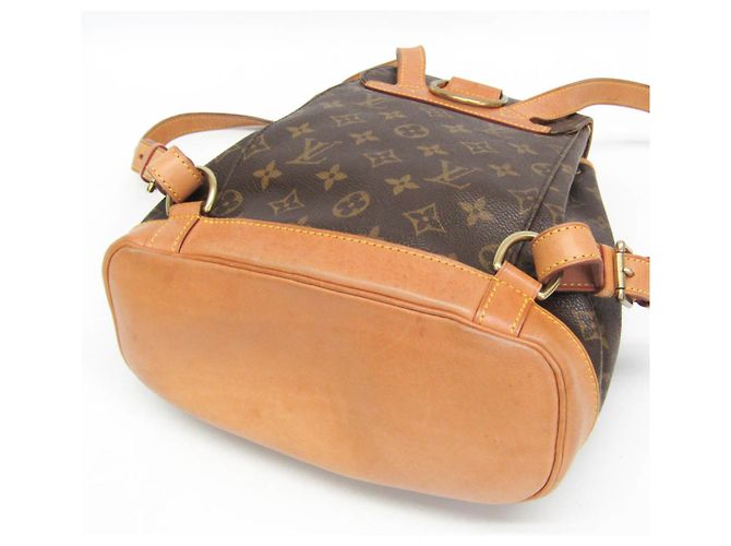 Zaino Montsouris MM M51136 Monogramma Louis Vuitton per donne Marrone - vista 4