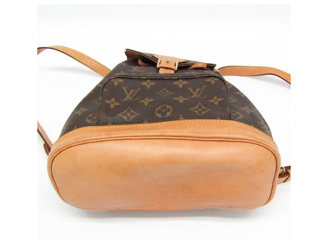 Zaino Montsouris MM M51136 Monogramma Louis Vuitton per donne Marrone - vista 5