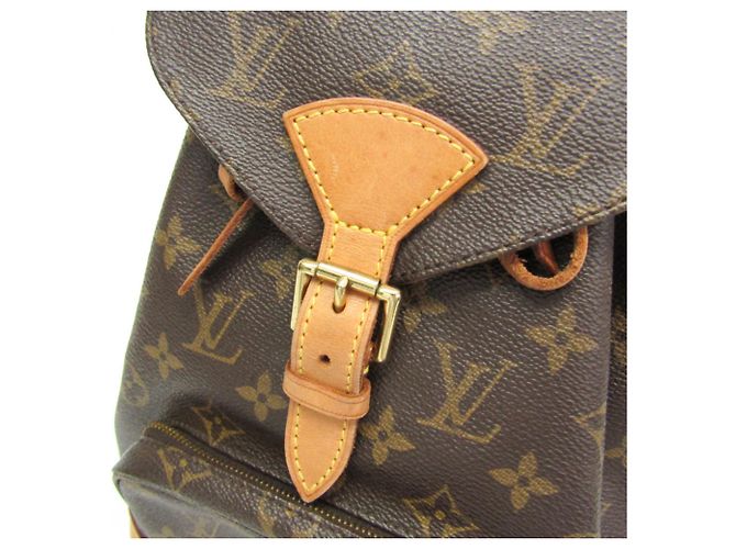 Zaino Montsouris MM M51136 Monogramma Louis Vuitton per donne Marrone - vista 6