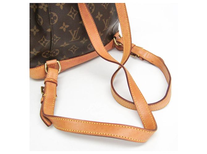 Zaino Montsouris MM M51136 Monogramma Louis Vuitton per donne Marrone - vista 8