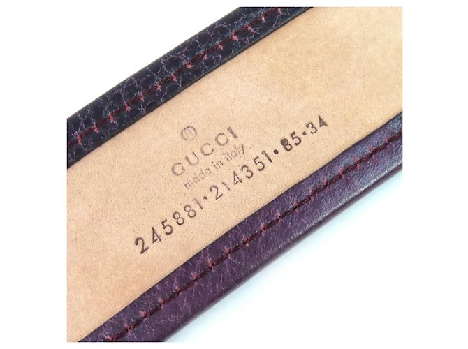 Cinturón de lona GG con detalles de cuero Bamboo de Gucci - vista 7