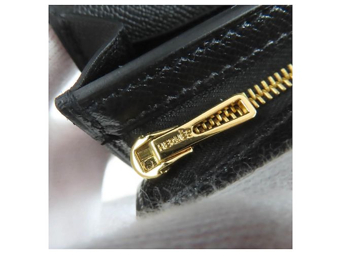 Cartera Larga Kelly de Hermès Negro - vista 10