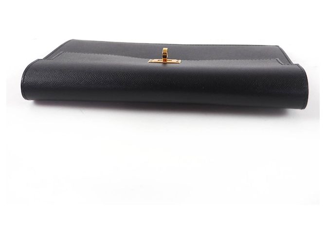 Cartera Larga Kelly de Hermès Negro - vista 5