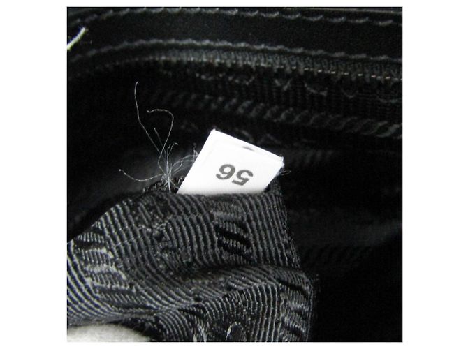 Prada TORO 2VZ011 Leder Rucksack Schwarz - Ansicht 20