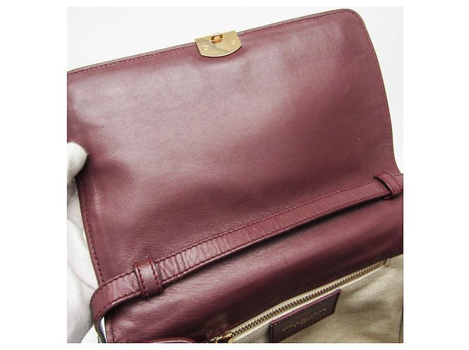 Borsa a spalla in pelle da donna Balenciaga in vino Bordò - vista 15