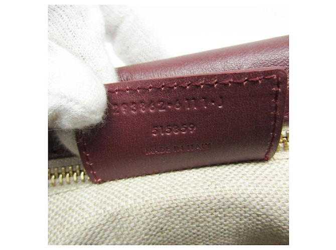 Borsa a spalla in pelle da donna Balenciaga in vino Bordò - vista 19