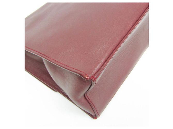 Borsa a spalla in pelle da donna Balenciaga in vino Bordò - vista 4