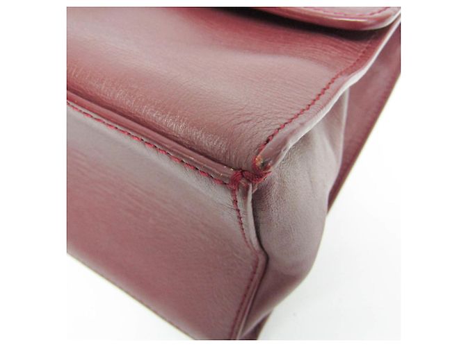 Borsa a spalla in pelle da donna Balenciaga in vino Bordò - vista 6