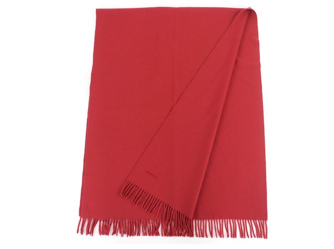 Stola rossa in cashmere 100% Hermès Rosso - vista 2