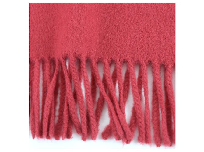 Stola rossa in cashmere 100% Hermès Rosso - vista 7