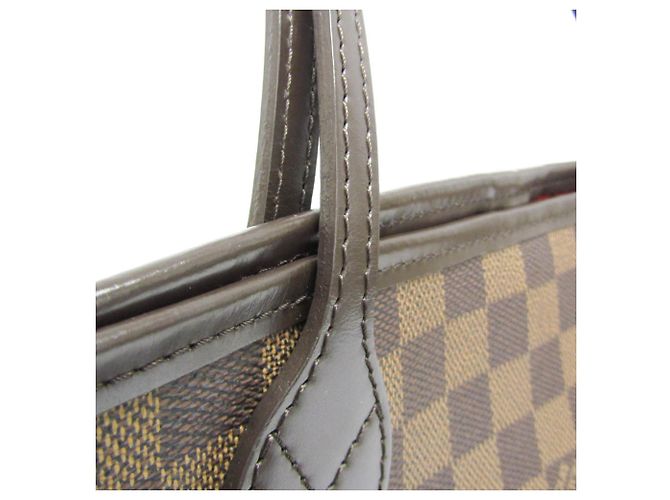 Borsa tote Neverfull MM Damier di Louis Vuitton Damier ebene - vista 7