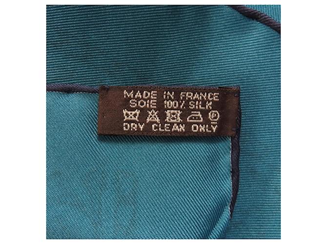 Hermès HERMES Carré 140 LE PEGASE D Sciarpa in Seta Multicolore - vista 7