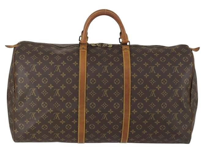 Louis Vuitton Keepall Monogram Canvas 60 Marrone - vista 2