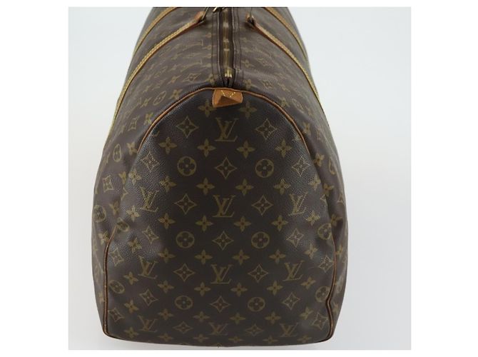Louis Vuitton Keepall Monogram Canvas 60 Marrone - vista 4