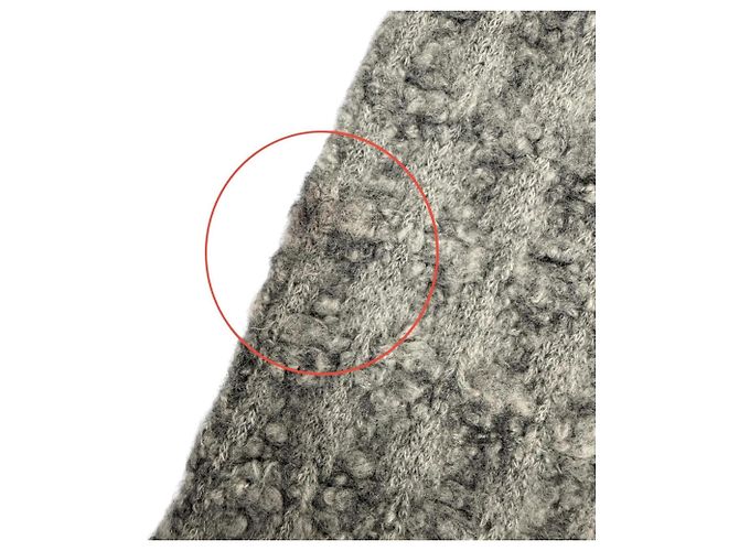 Chanel Grauer Kaschmir-Seiden-Schal Braun - Ansicht 9