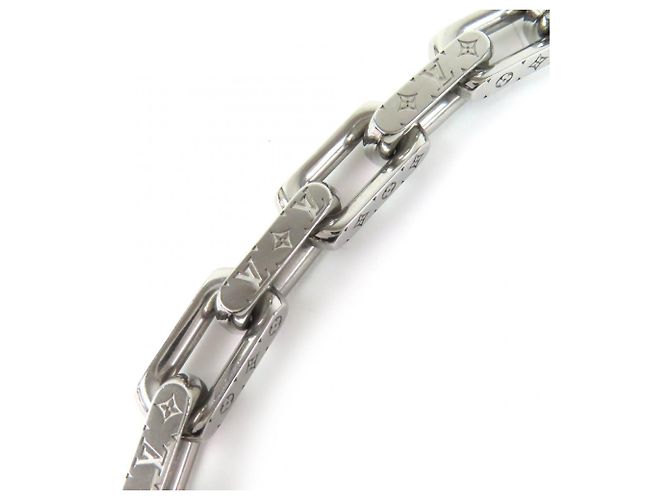 Collana a Catena Monogramma Modello 2025 di Louis Vuitton Argento - vista 4