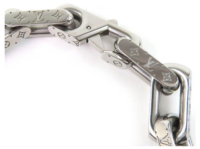 Collana a Catena Monogramma Modello 2025 di Louis Vuitton Argento - vista 5