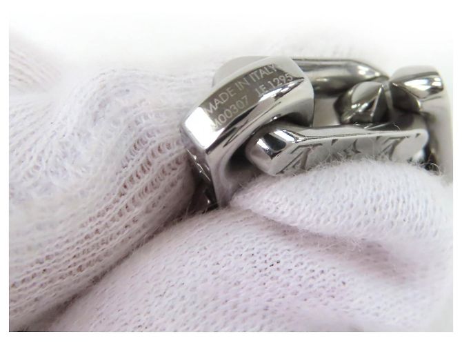 Collana a Catena Monogramma Modello 2025 di Louis Vuitton Argento - vista 6