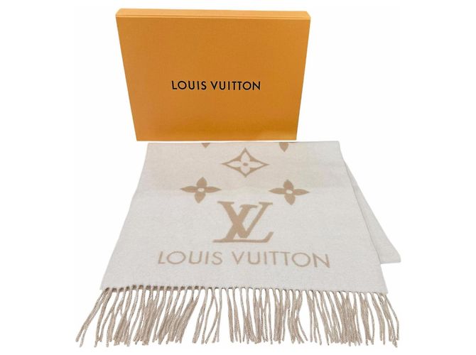 Stola in cashmere beige Louis Vuitton - vista 2