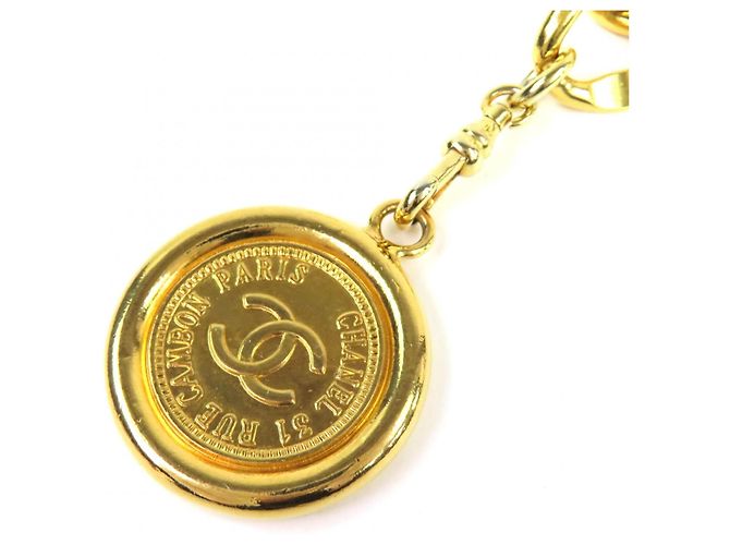 Chanel Gold Chain Belt mit Coco Mark Münzmotiv Golden - Ansicht 5
