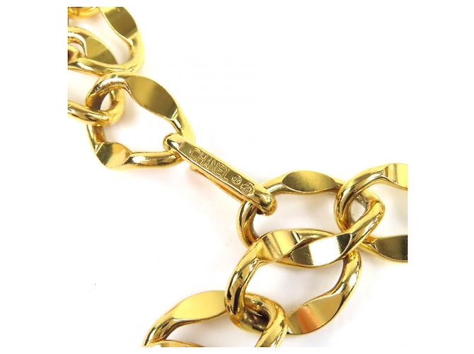 Chanel Gold Chain Belt mit Coco Mark Münzmotiv Golden - Ansicht 7