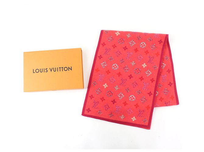 Bufanda de lana y cachemira Monogram Louis Vuitton Multicolor - vista 2