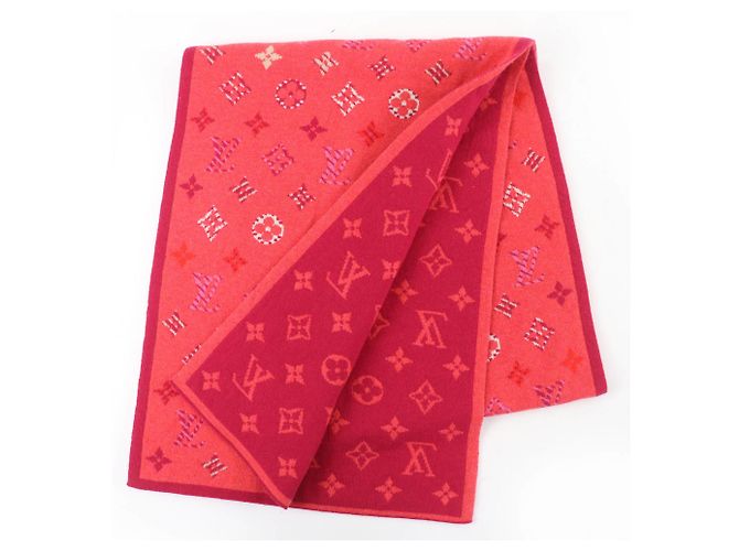 Bufanda de lana y cachemira Monogram Louis Vuitton Multicolor - vista 3