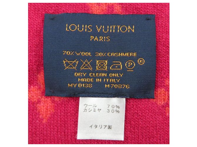 Bufanda de lana y cachemira Monogram Louis Vuitton Multicolor - vista 6